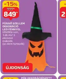 Auchan Függő szellem dekoráci ajánlat