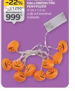 Auchan Articasa Hall Halloween Tök Fényfüzér ajánlat