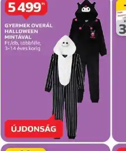 Auchan Gyermek Overál Halloween Mintával ajánlat