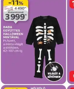 Auchan Baba együttes Halloween mintával ajánlat