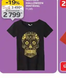Auchan Női pl Halloween mintával ajánlat