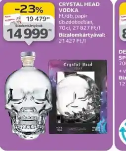 Auchan Crystal Head Vodka ajánlat