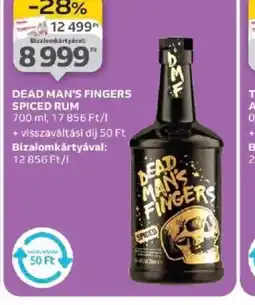 Auchan Dead Man's Fingers Spiced Rum ajánlat