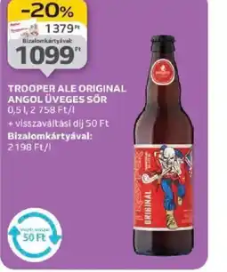 Auchan Trooper Ale Original Angol Üveges Sör ajánlat