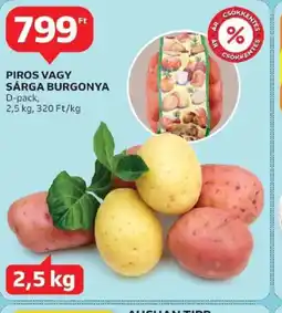 Auchan Piros vagy sárga burgonya ajánlat