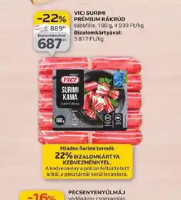 Auchan Vici Surimi Prémium Rákrúd ajánlat