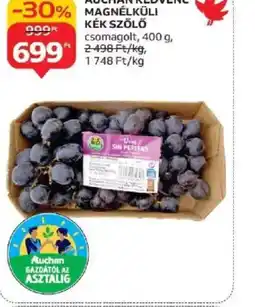 Auchan Auchan Kedvenc Magnélküli Kék Szőlő ajánlat