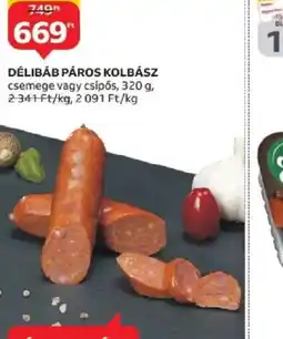 Auchan Délibáb páros kolbász ajánlat