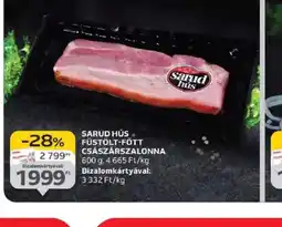 Auchan Sarud Hús Füstölt-Főtt Császárszalonna ajánlat