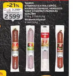 Auchan Tauris Gyarmati Extra Csípős ajánlat