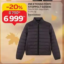 Auchan INEXTENSO FÉRFI STEPPELT DZSEKI ajánlat
