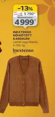 Auchan INEXTENSO NŐI KÖTÖTT KARDIGÁN ajánlat