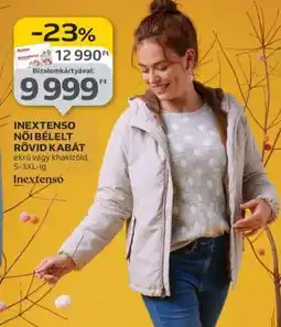 Auchan INEXTENSO NŐI BÉLELT RÖVID KABÁT ajánlat