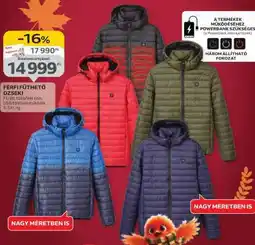 Auchan Férfi fűthető dzseki ajánlat