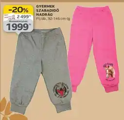Auchan Gyermek szabadidő nadrág ajánlat