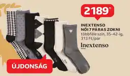 Auchan INEXTENSO Női 7 páras zokni ajánlat