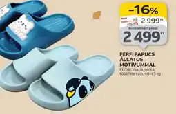 Auchan Férfi papucs állatos motívummal ajánlat