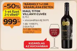 Auchan MAUL TITOK VILLÁNYI CUVÉE ajánlat