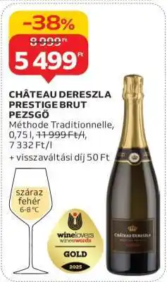 Auchan CHÂTEAU DERESZLA PRESTIGE BRUT PEZSGŐ ajánlat