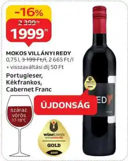 Auchan MOKOS VILLÁNYI REDY ajánlat
