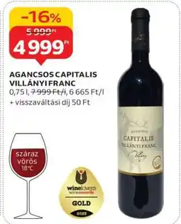 Auchan AGANCSOS CAPITALIS VILLÁNYI FRANC ajánlat