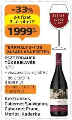 Auchan ESZTERBAUER TÜKE BIKAVÉR ajánlat