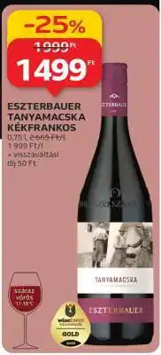 Auchan ESZTERBAUER Tanyamacska Kékfrankos ajánlat