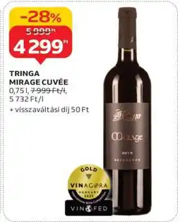 Auchan TRINGA MIRAGE CUVÉE ajánlat