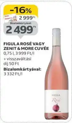 Auchan FIGULA ROSÉ VAGY ZENIT & MORE CUVÉE ajánlat
