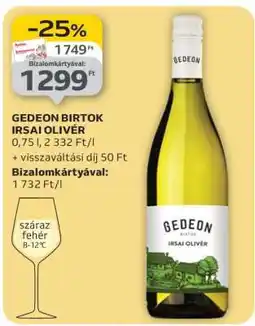 Auchan GEDEON BIRTOK IRSAI OLIVÉR ajánlat