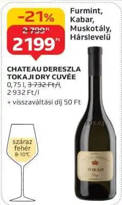 Auchan CHATEAU DERESZLA TOKAJI DRY CUVÉE ajánlat