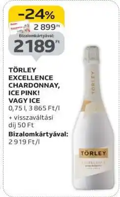 Auchan TÖRLEY EXCELLENCE CHARDONNAY, ICE PINK! VAGY ICE ajánlat