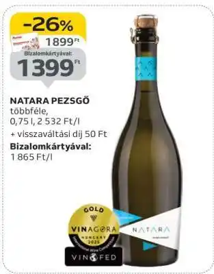 Auchan Natara Pezsgő ajánlat