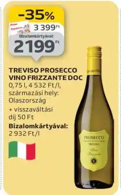 Auchan TREVISO PROSECCO VINO FRIZZANTE DOC ajánlat