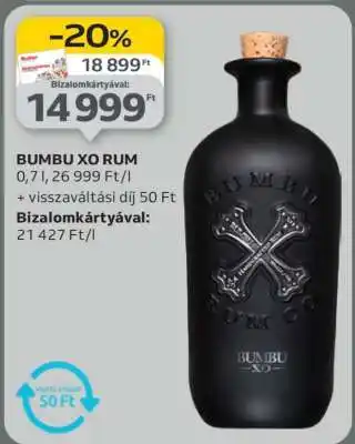 Auchan BUMBU XO RUM ajánlat