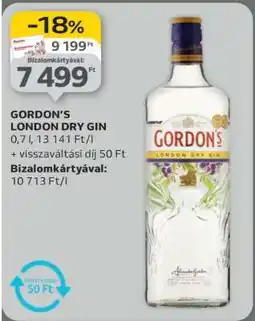 Auchan Gordon’s London Dry Gin ajánlat