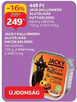 Auchan JACK HALLOWEEN ALUTÁLKÁS KUTYAELEDEL ajánlat