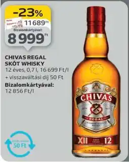 Auchan Chivas Regal Skót whisky ajánlat