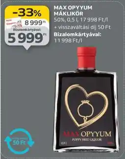 Auchan MAX OPYYUM MÁKLIKŐR ajánlat
