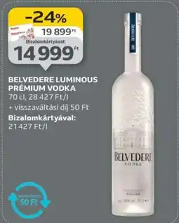Auchan BELVEDERE LUMINOUS PRÉMIUM VODKA ajánlat