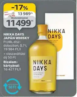 Auchan NIKKA DAYS JAPÁN WHISKY ajánlat