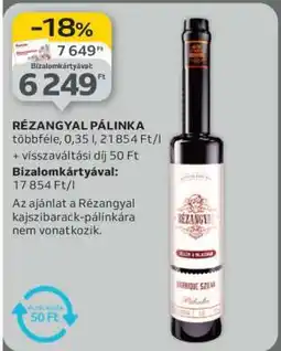Auchan Rézangyal Pálinka ajánlat