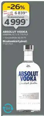 Auchan Absolut vodka ajánlat