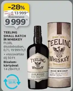 Auchan Teeling Small Batch Ír Whiskey ajánlat