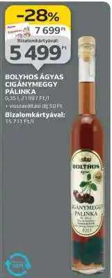 Auchan BOLYHOS ÁGYAS CIGÁNYMEGGY PÁLINKA ajánlat