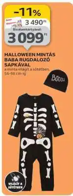 Auchan HALLOWEEN MINTÁS BABA RUGDALOZÓ SAPKÁVAL ajánlat