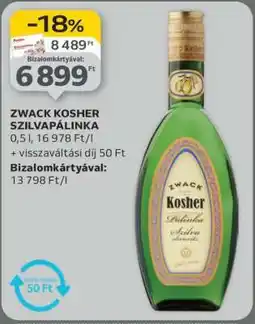 Auchan ZWACK KOSHER SZILVAPÁLINKA ajánlat
