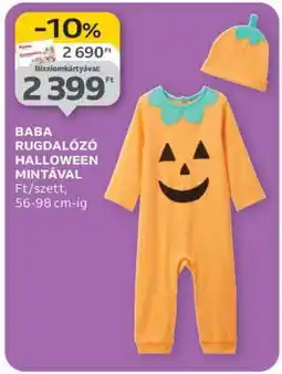 Auchan BABA RUGDALÓZÓ HALLOWEEN MINTÁVAL ajánlat
