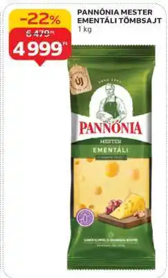 Auchan PANNÓNIA MESTER EMMENTÁLI TÖMBSAJT ajánlat