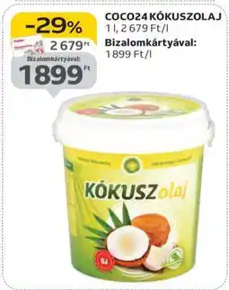 Auchan COCO24 Kókuszolaj ajánlat